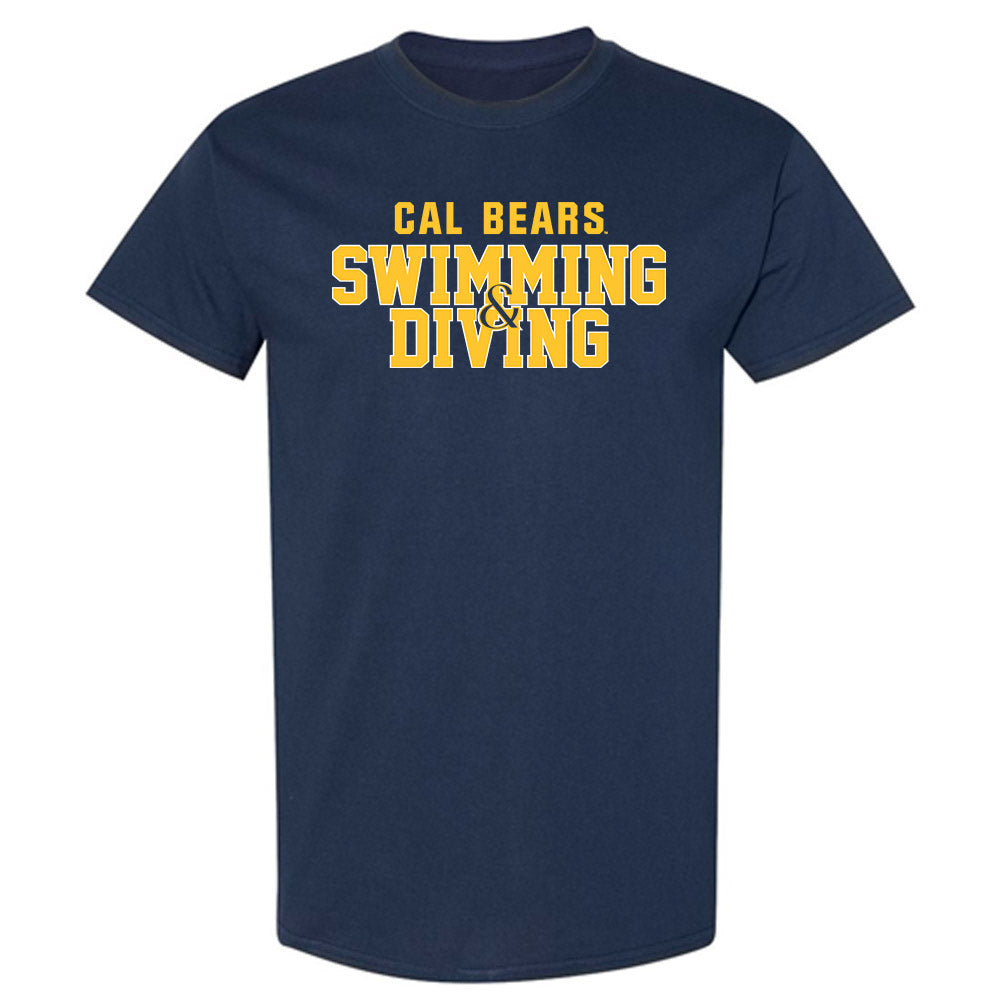 UC Berkeley - NCAA Men's Swimming & Diving : Samuel Quarles - Sports Shersey T-Shirt-0