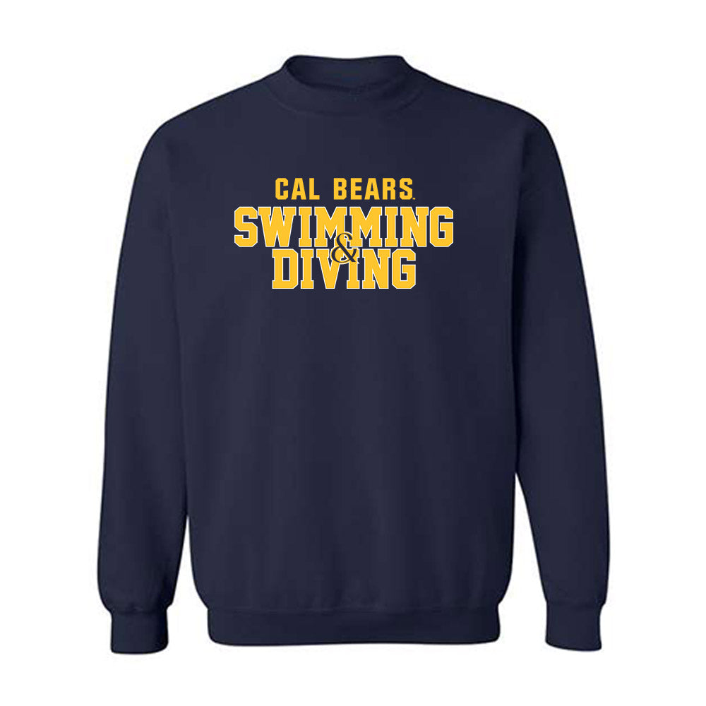 UC Berkeley - NCAA Men's Swimming & Diving : Samuel Quarles - Sports Shersey Crewneck Sweatshirt-0