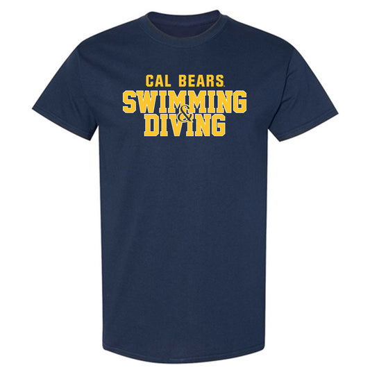 UC Berkeley - NCAA Men's Swimming & Diving : Eduardo Sanchez - Sports Shersey T-Shirt-0