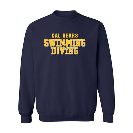 UC Berkeley - NCAA Men's Swimming & Diving : Albert Smelzer - Sports Shersey Crewneck Sweatshirt-0