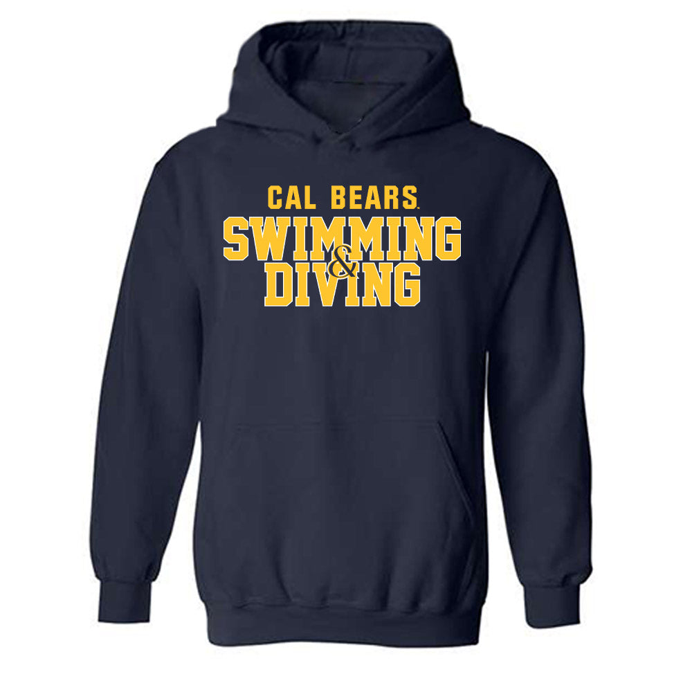 UC Berkeley - NCAA Men's Swimming & Diving : Ian Platts-Mills - Sports Shersey Hooded Sweatshirt-0