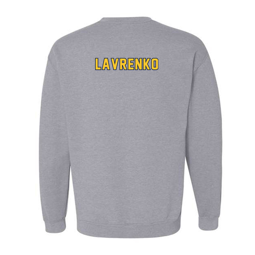 UC Berkeley - NCAA Men's Swimming & Diving : Dar Lavrenko - Sports Shersey Crewneck Sweatshirt-1