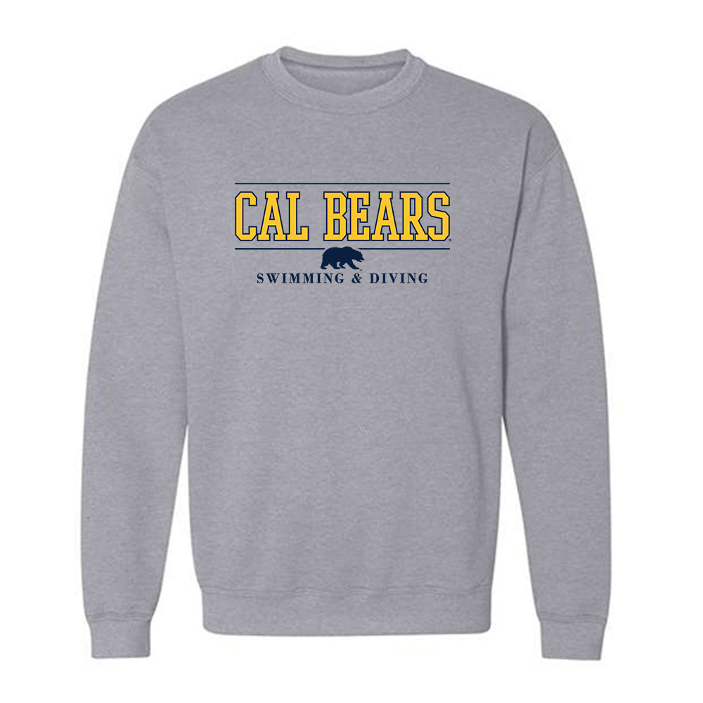 UC Berkeley - NCAA Men's Swimming & Diving : Dar Lavrenko - Sports Shersey Crewneck Sweatshirt-0