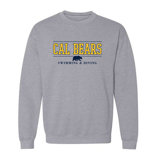 UC Berkeley - NCAA Men's Swimming & Diving : Jack Clark - Sports Shersey Crewneck Sweatshirt-0