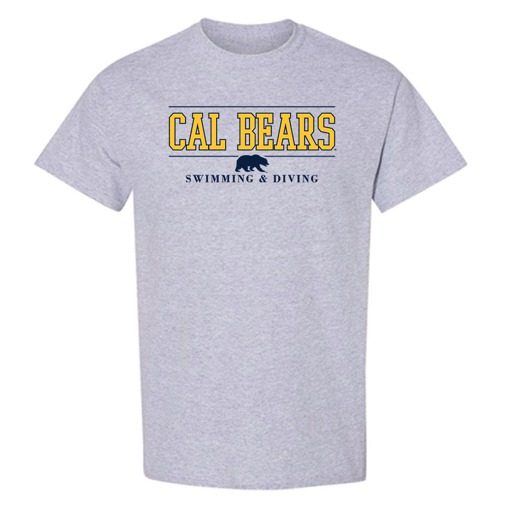 UC Berkeley - NCAA Men's Swimming & Diving : Samuel Quarles - Sports Shersey T-Shirt-0