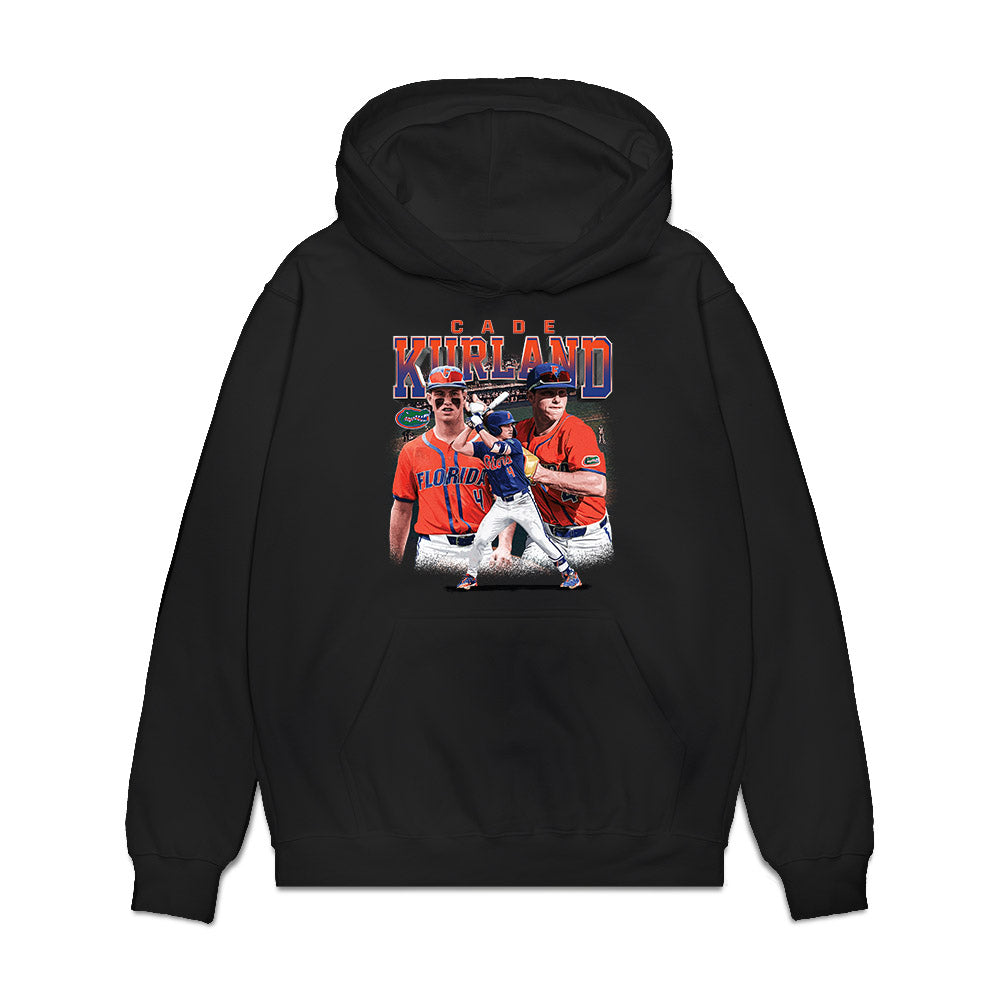 Florida - NCAA Baseball : Cade Kurland - Collage Premium Hooded Sweatshirt-0