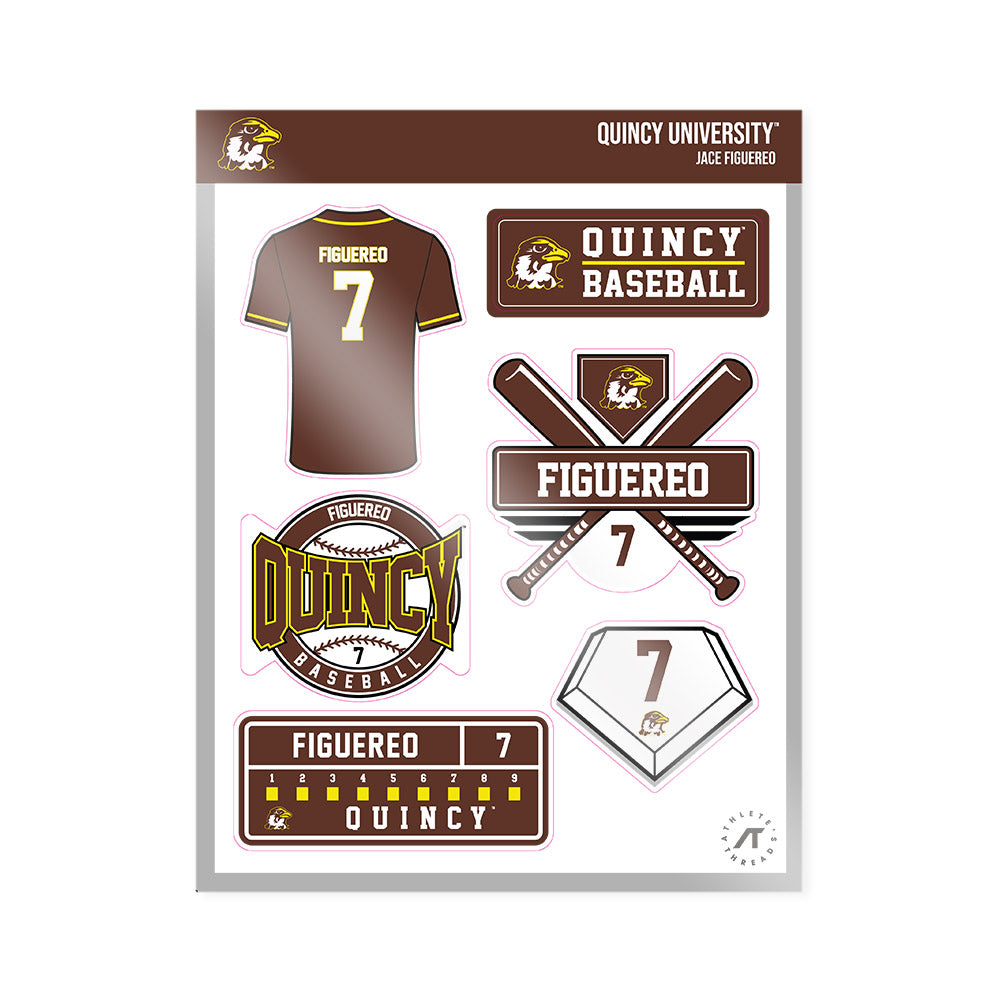 Quincy - NCAA Baseball : Jace Figuereo - Sticker Sheet-0