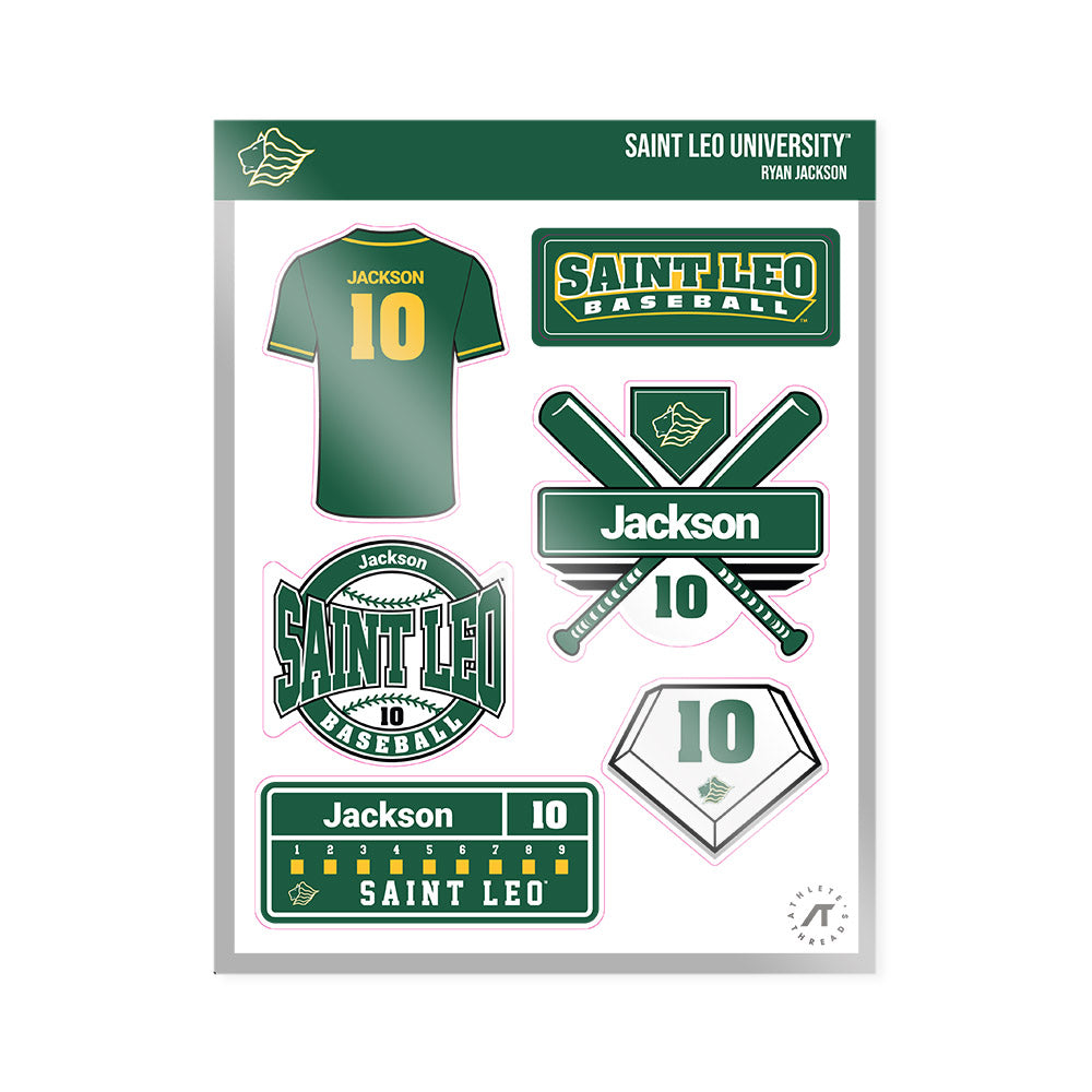 Saint Leo - NCAA Baseball : Ryan Jackson - Sticker Sheet-0