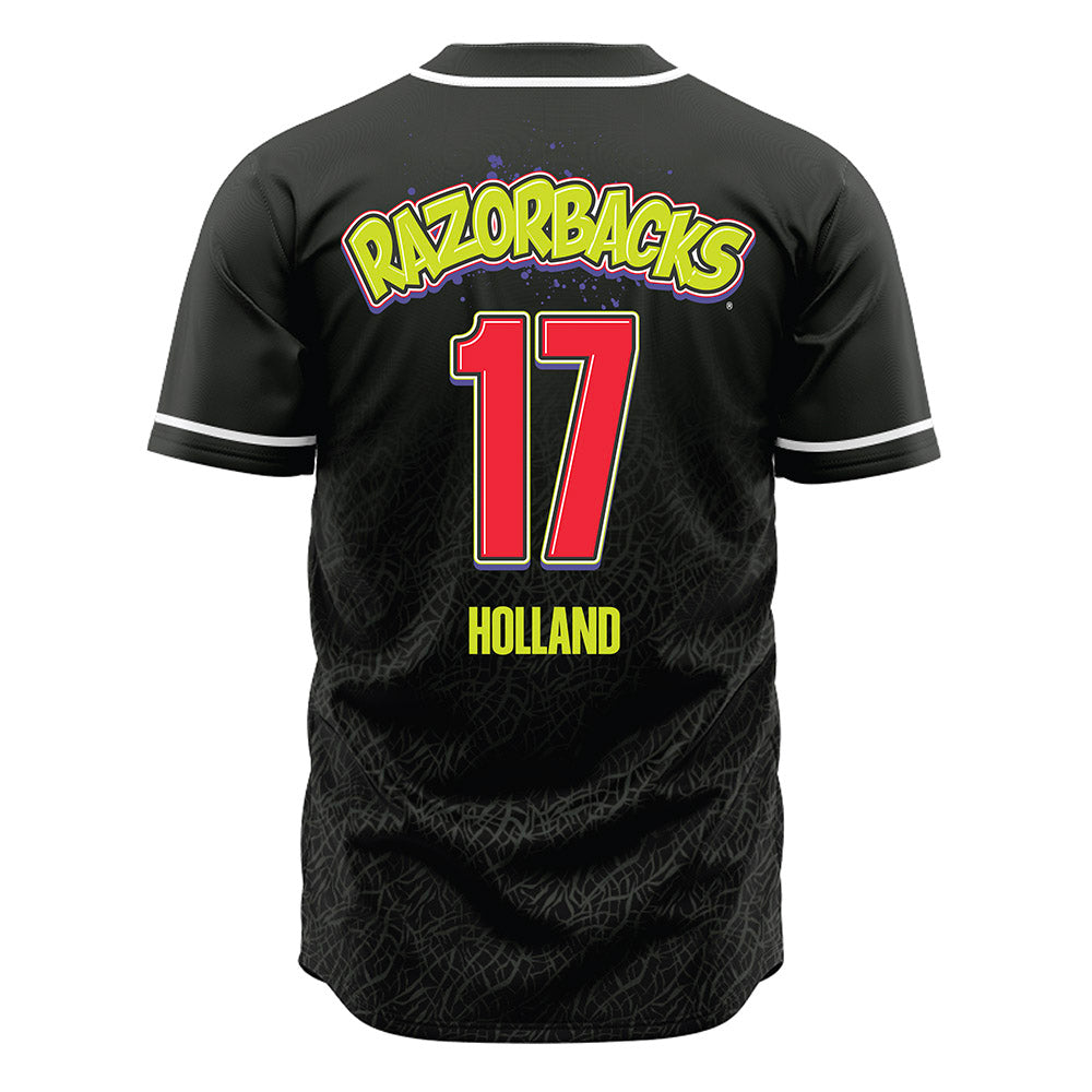 Arkansas - NCAA Baseball : Max Holland - Jersey-1