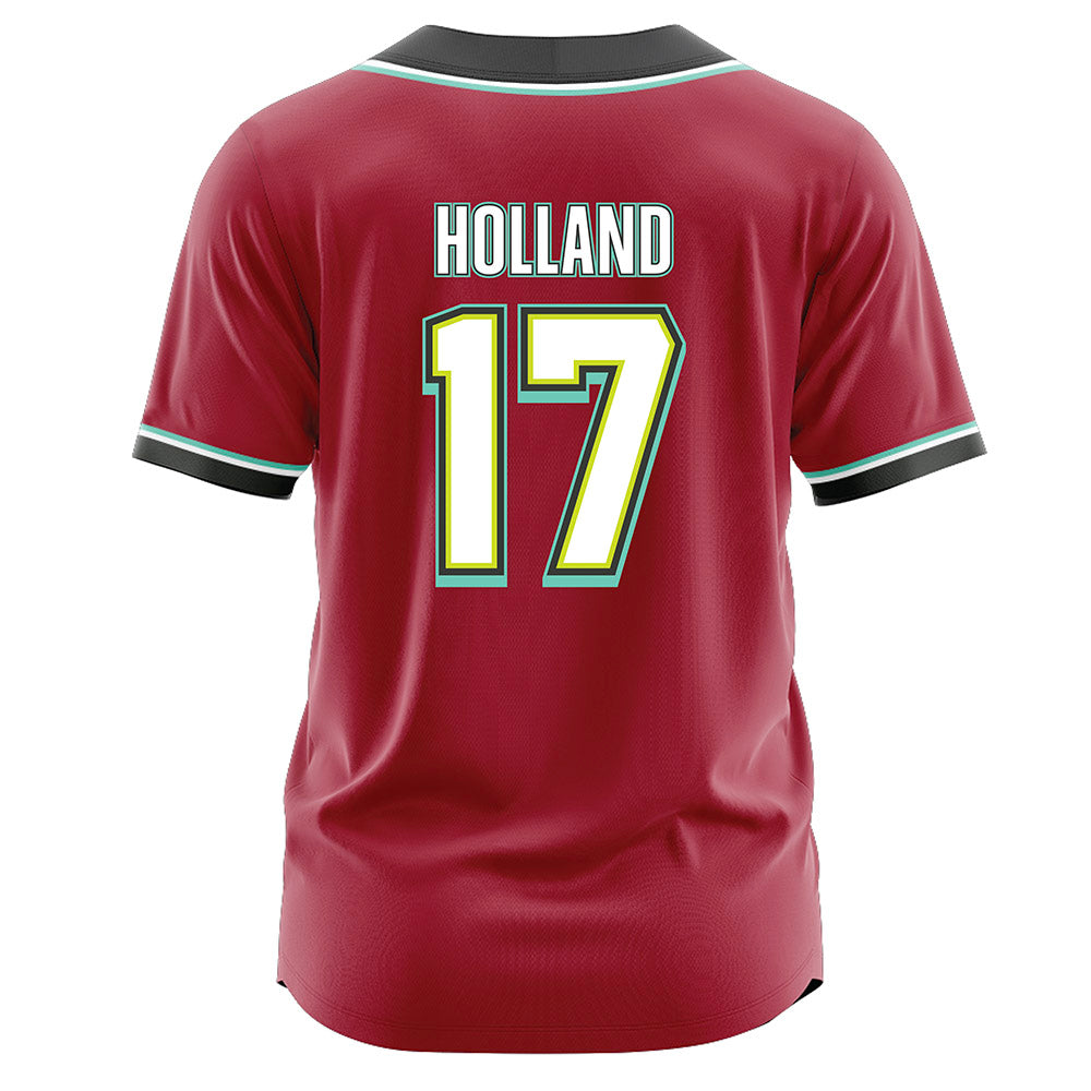 Arkansas - NCAA Baseball : Max Holland - Jersey-1