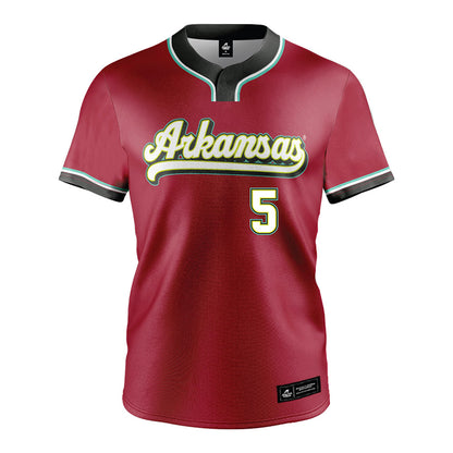 Arkansas - NCAA Baseball : TJ Pompey - Jersey-0