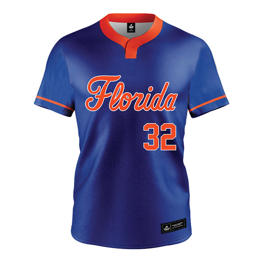 Florida - NCAA Softball : Leah Stevens - Blue Jersey-0