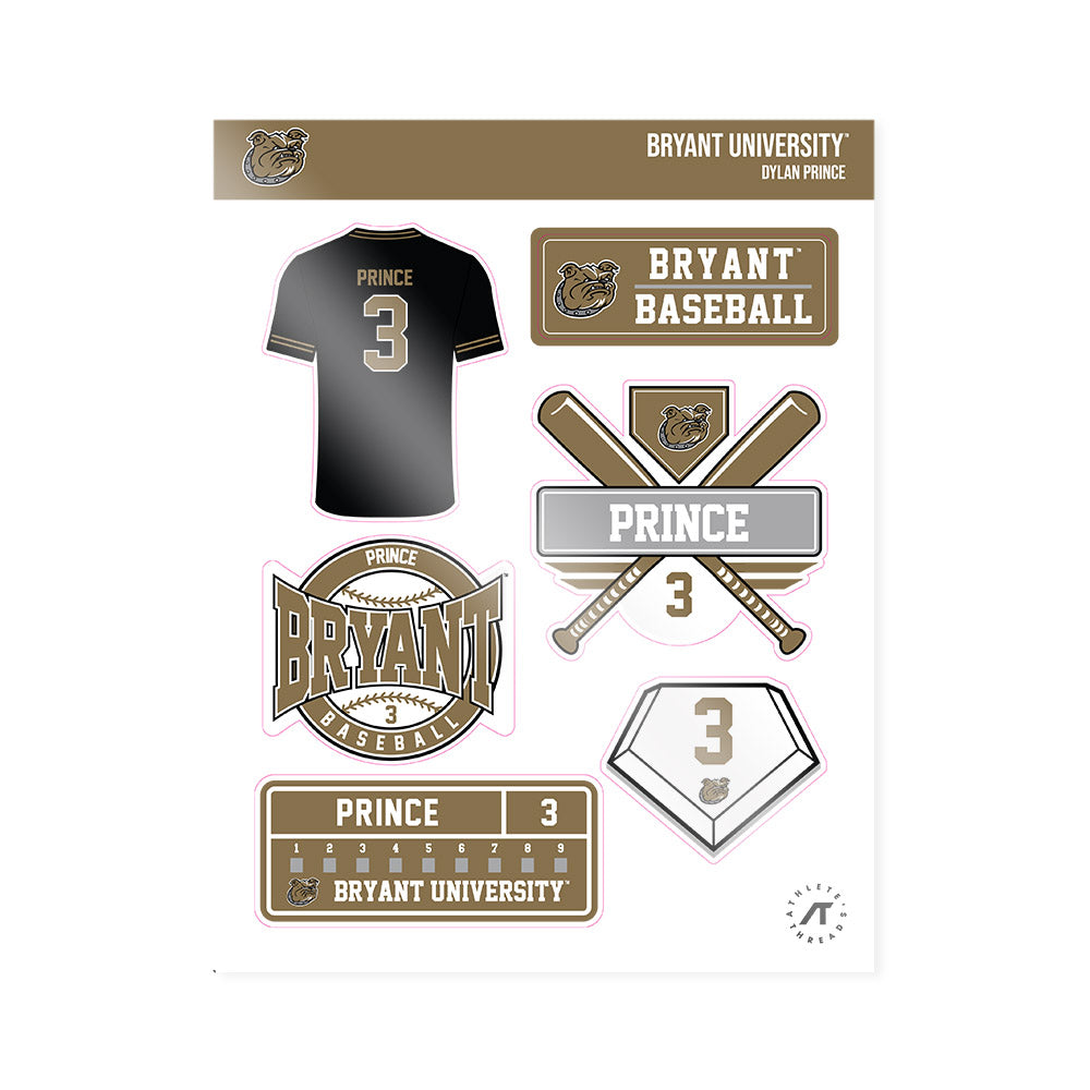 Bryant - NCAA Baseball : Dylan Prince - Sticker Sheet-0
