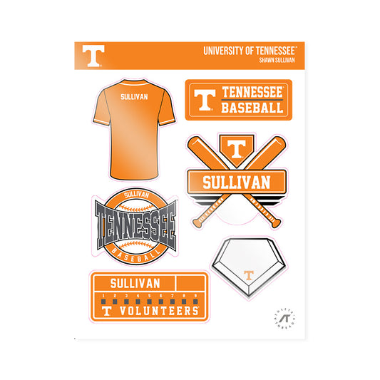 Tennessee - NCAA Baseball : Shawn Sullivan - Sticker Sheet-0