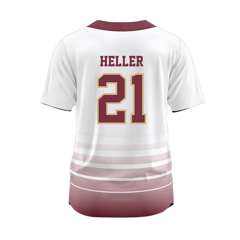 FSU - NCAA Softball : Marin Heller - White Jersey-1