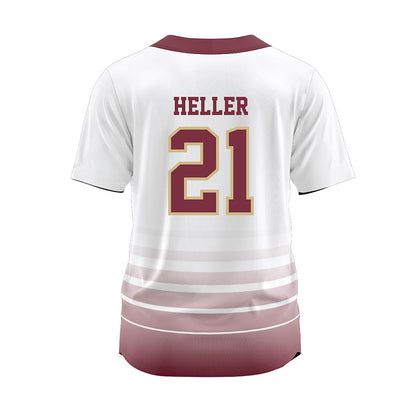 FSU - NCAA Softball : Marin Heller - White Jersey-1