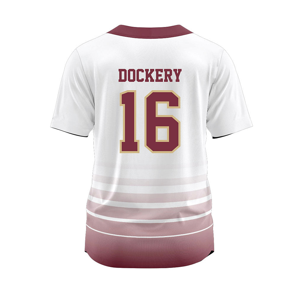 FSU - NCAA Softball : Averi Dockery - White Jersey-1