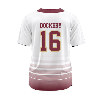 FSU - NCAA Softball : Averi Dockery - White Jersey-1
