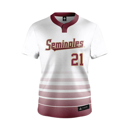 FSU - NCAA Softball : Marin Heller - White Jersey-0