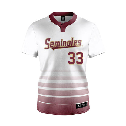 FSU - NCAA Softball : Lisabella Dimitrijevic - White Jersey-0