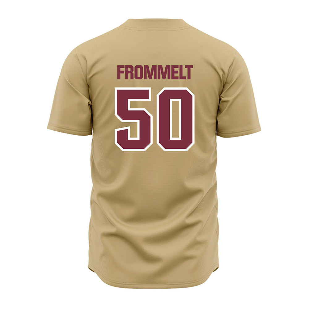 FSU - NCAA Baseball : Kaden Frommelt - Gold Jersey-1