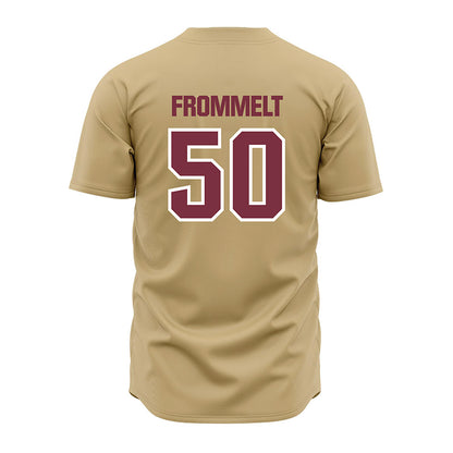 FSU - NCAA Baseball : Kaden Frommelt - Gold Jersey-1