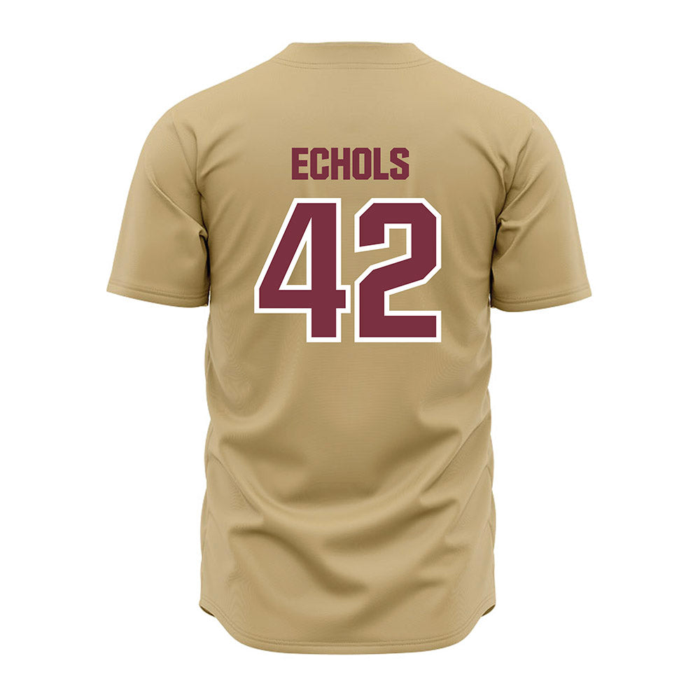 FSU - NCAA Baseball : Jake Echols - Gold Jersey-1
