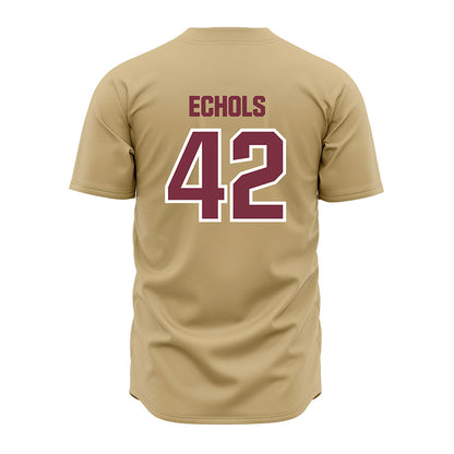 FSU - NCAA Baseball : Jake Echols - Gold Jersey-1