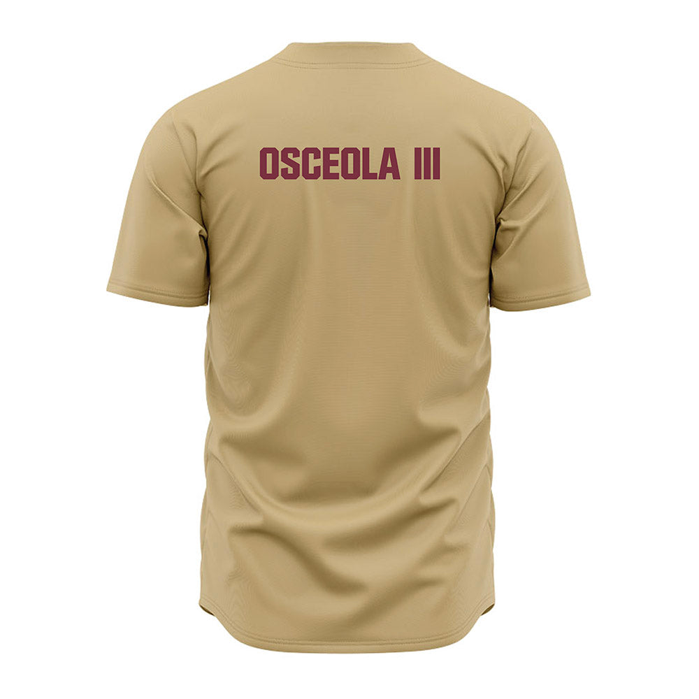 FSU - NCAA Baseball : OB Osceola III - Gold Jersey-1