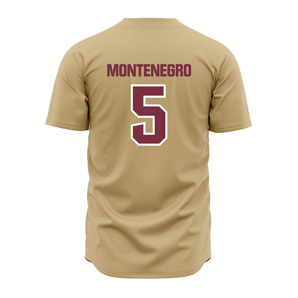 FSU - NCAA Baseball : Marvin Montenegro - Gold Jersey-1