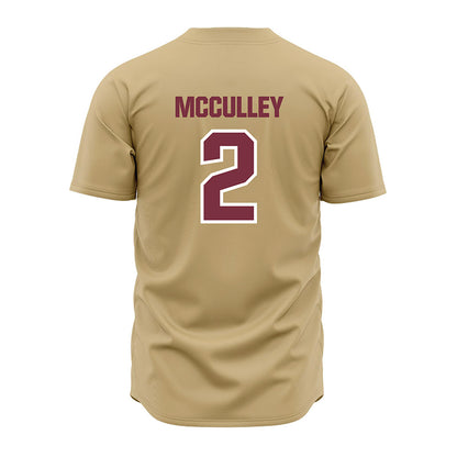 FSU - NCAA Baseball : Carter McCulley - Gold Jersey-1