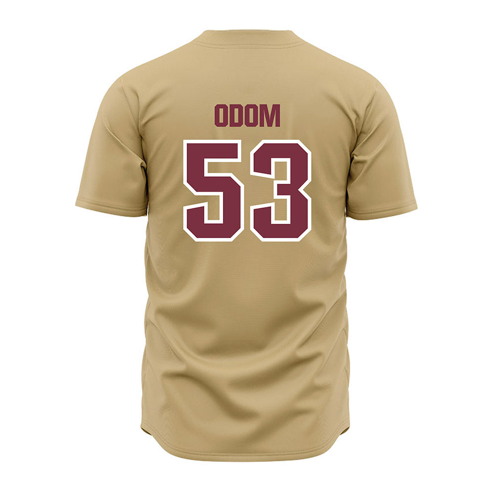 FSU - NCAA Baseball : Cam Odom - Gold Jersey-1