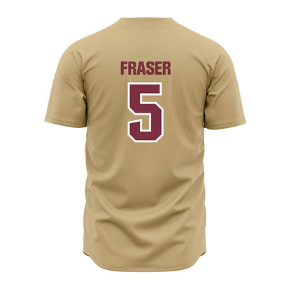 FSU - NCAA Baseball : Gabe Fraser - Gold Jersey-1