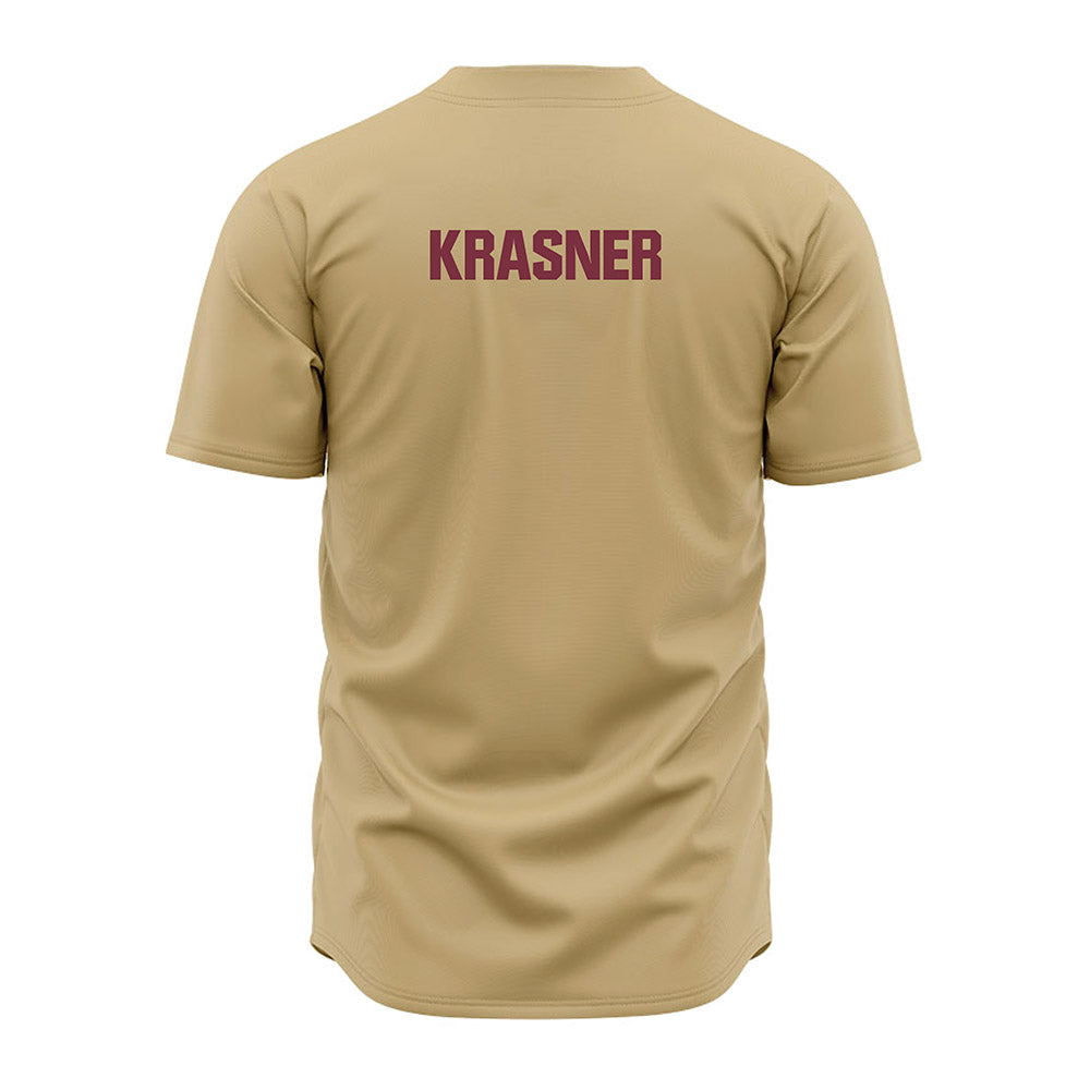 FSU - NCAA Baseball : Spencer Krasner - Gold Jersey-1