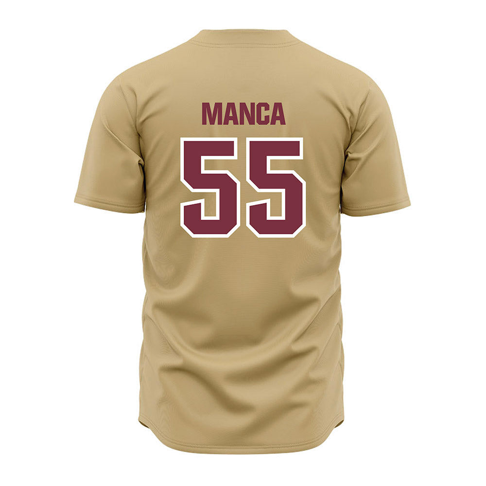 FSU - NCAA Baseball : Payton Manca - Gold Jersey-1