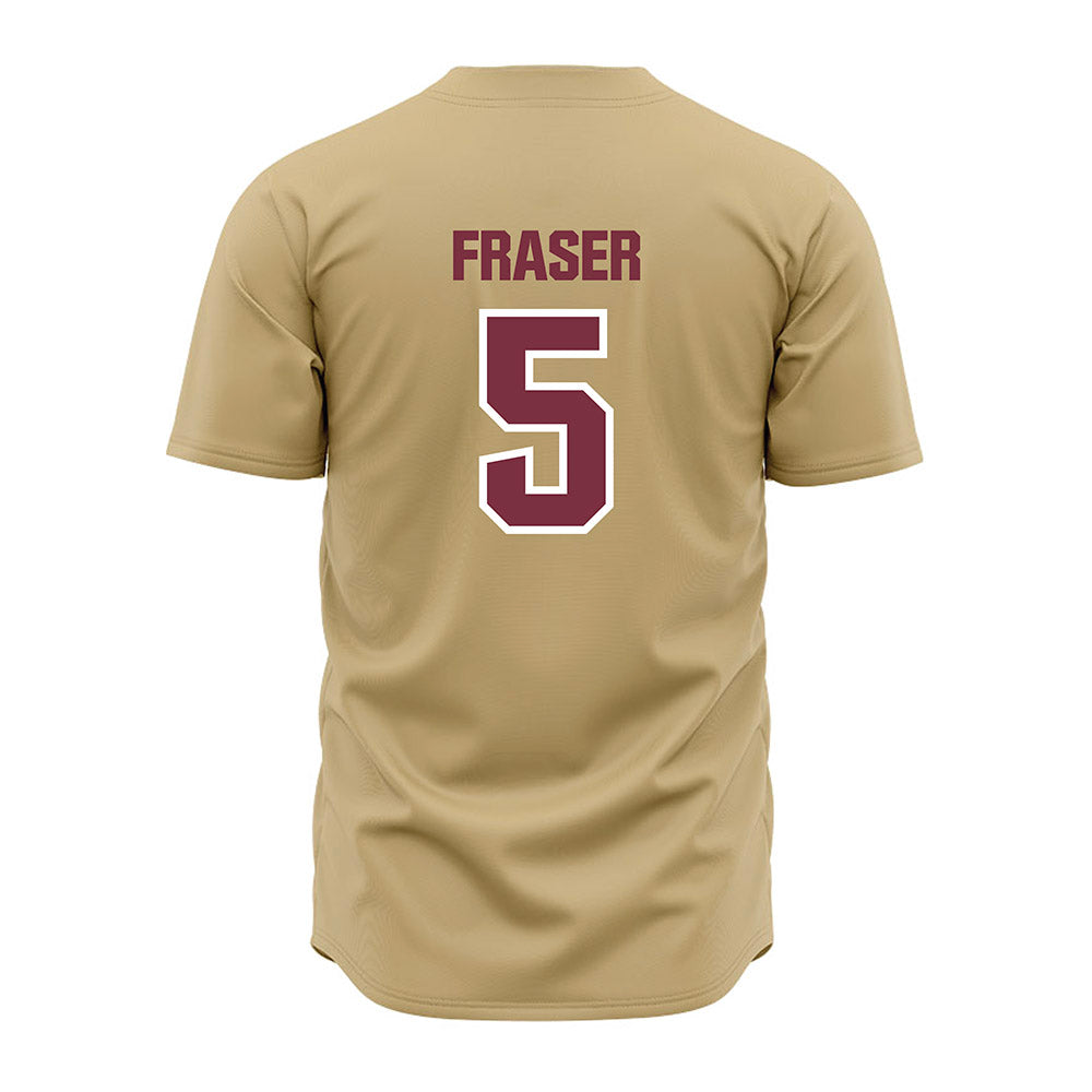 FSU - NCAA Baseball : Gabe Fraser - Gold Jersey-1