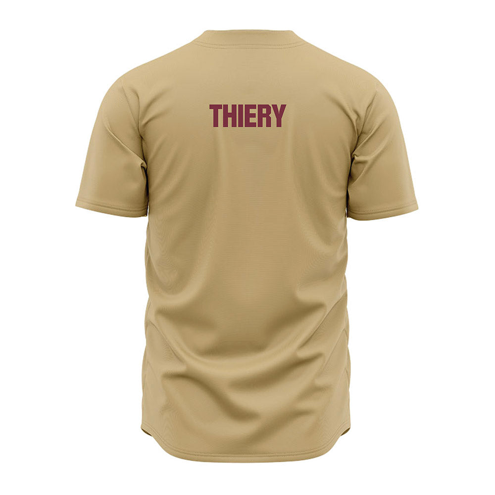 FSU - NCAA Baseball : Donovan Thiery - Gold Jersey-1