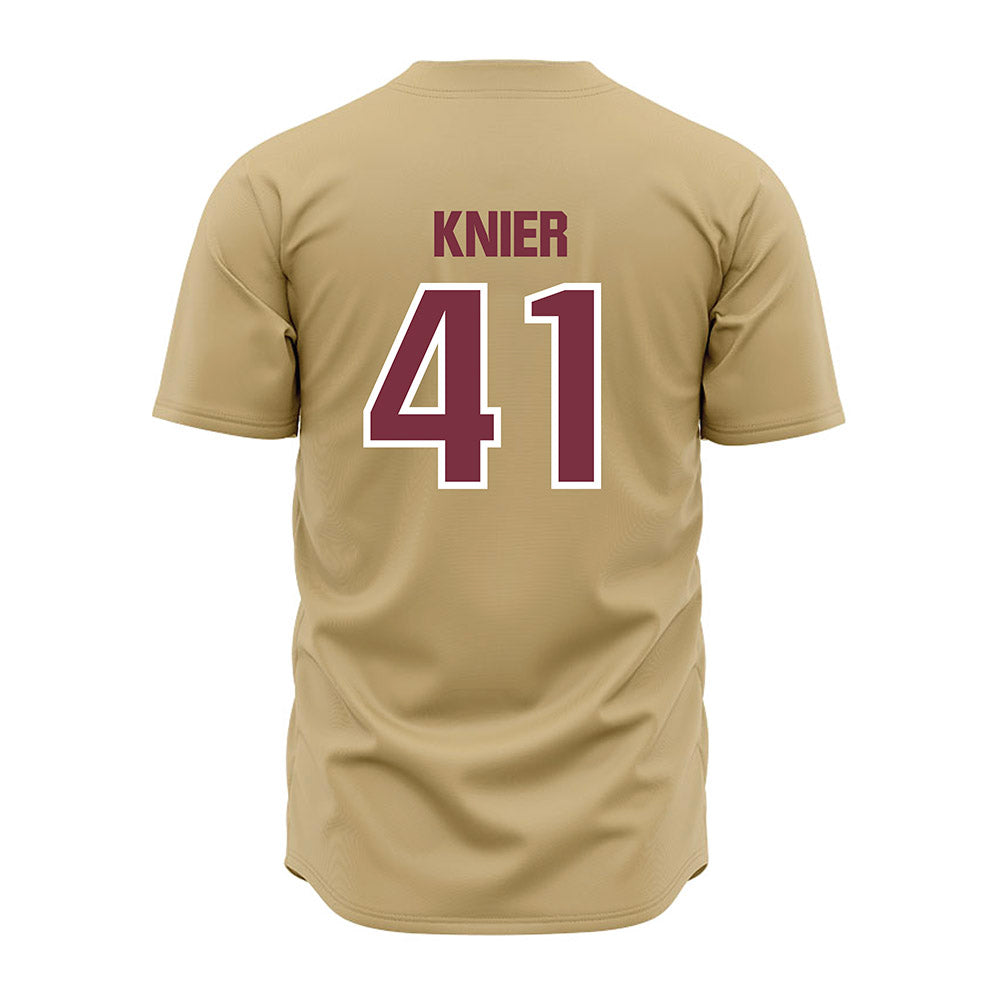 FSU - NCAA Baseball : Chris Knier - Gold Jersey-1