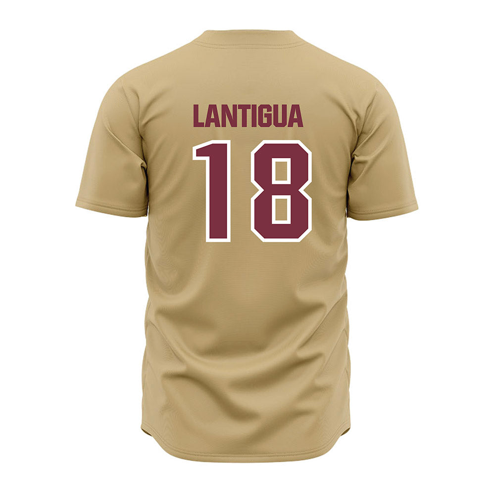 FSU - NCAA Baseball : Emmanuel Lantigua - Gold Jersey-1