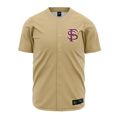 FSU - NCAA Baseball : Spencer Krasner - Gold Jersey-0