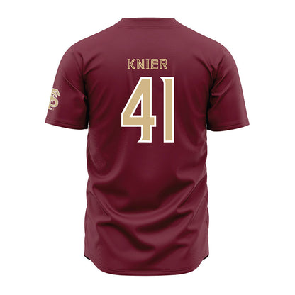 FSU - NCAA Baseball : Chris Knier - Garnet Jersey-1