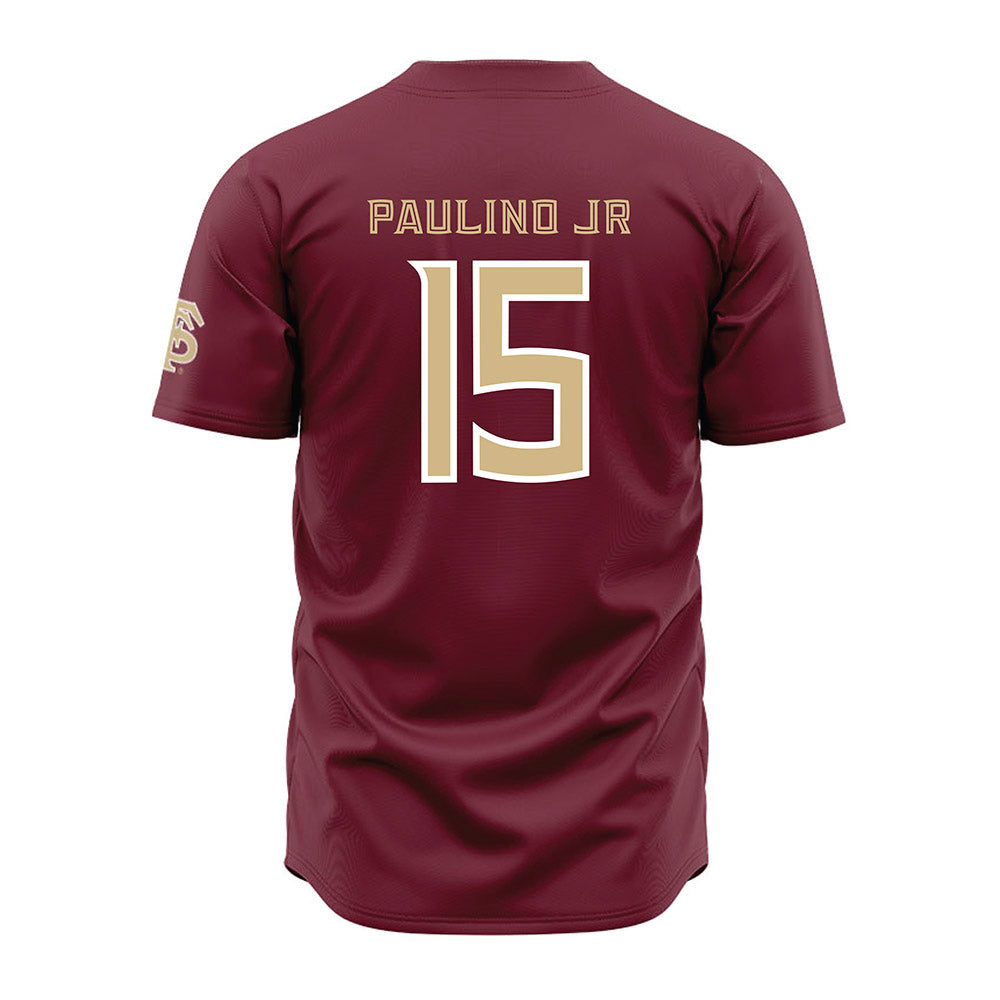 FSU - NCAA Baseball : Kelvyn Paulino Jr - Garnet Jersey-1