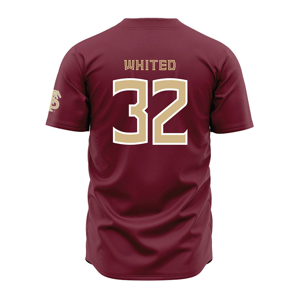 FSU - NCAA Baseball : Cooper Whited - Garnet Jersey-1