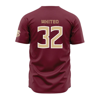 FSU - NCAA Baseball : Cooper Whited - Garnet Jersey-1