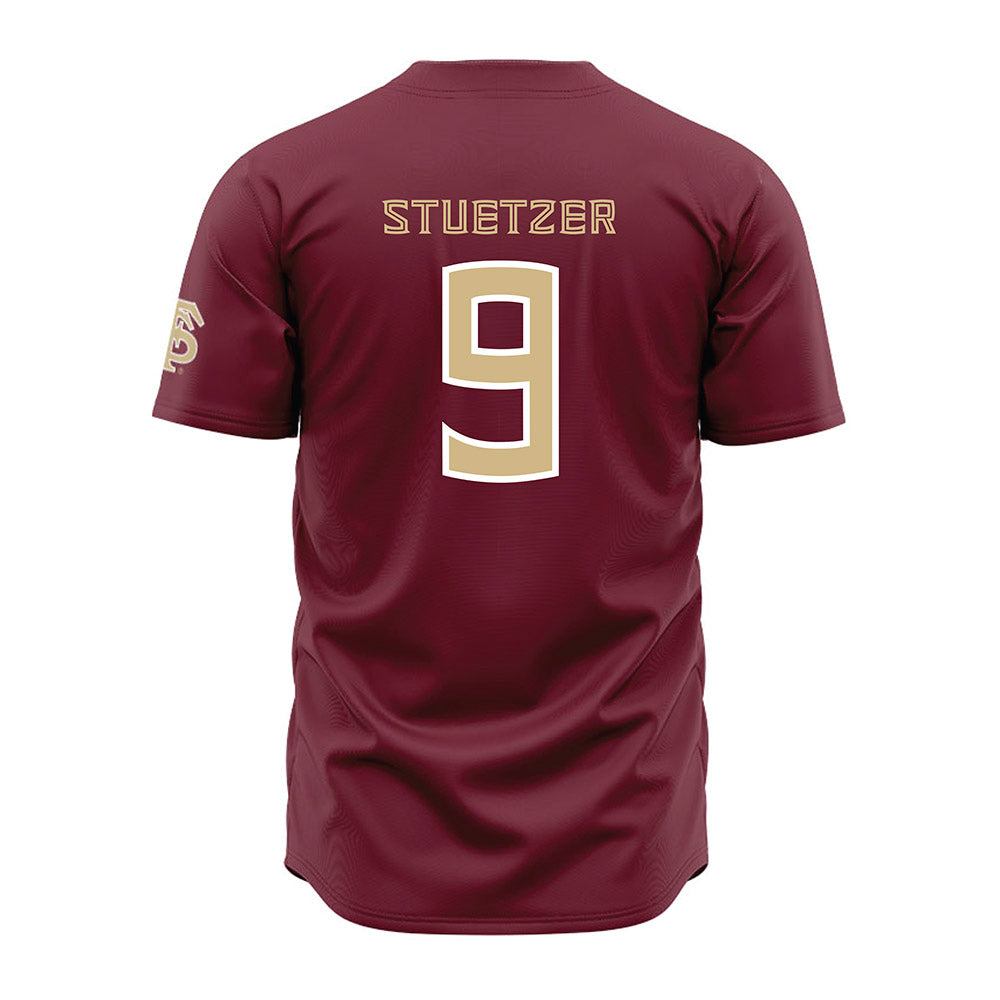 FSU - NCAA Baseball : John Stuetzer - Garnet Jersey-1
