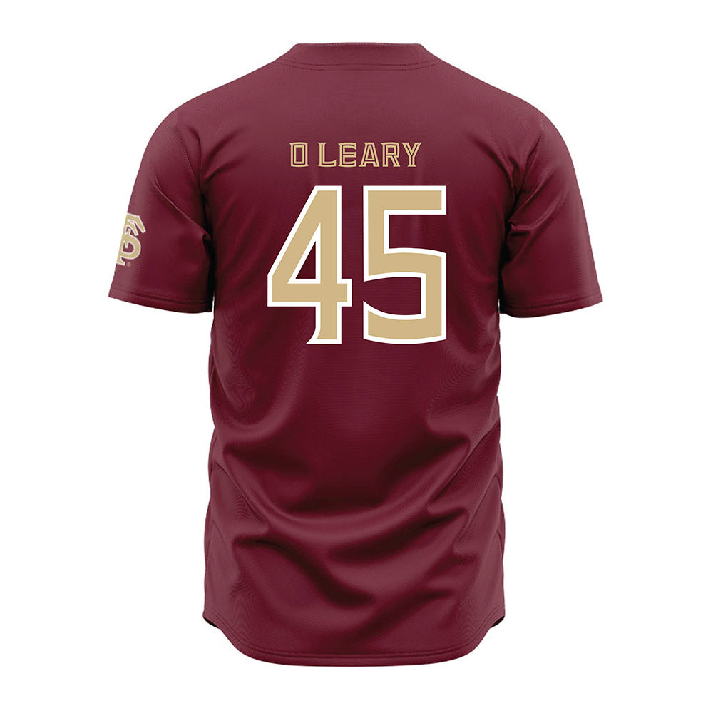 FSU - NCAA Baseball : Cade O'Leary - Garnet Jersey-1