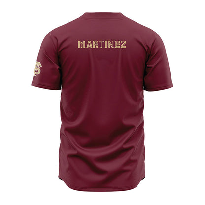 FSU - NCAA Baseball : Jordan Martinez - Garnet Jersey-1