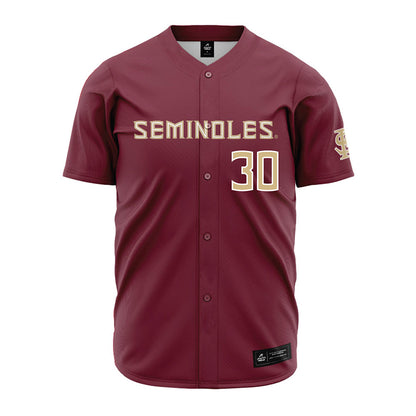 FSU - NCAA Baseball : Bryson Moore - Garnet Jersey-0