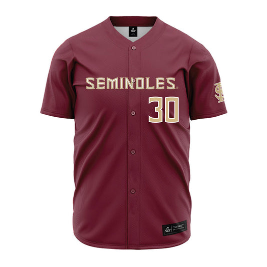 FSU - NCAA Baseball : Bryson Moore - Garnet Jersey-0