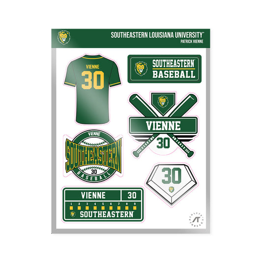 SELU - NCAA Baseball : Patrick Vienne - Sticker Sheet-0